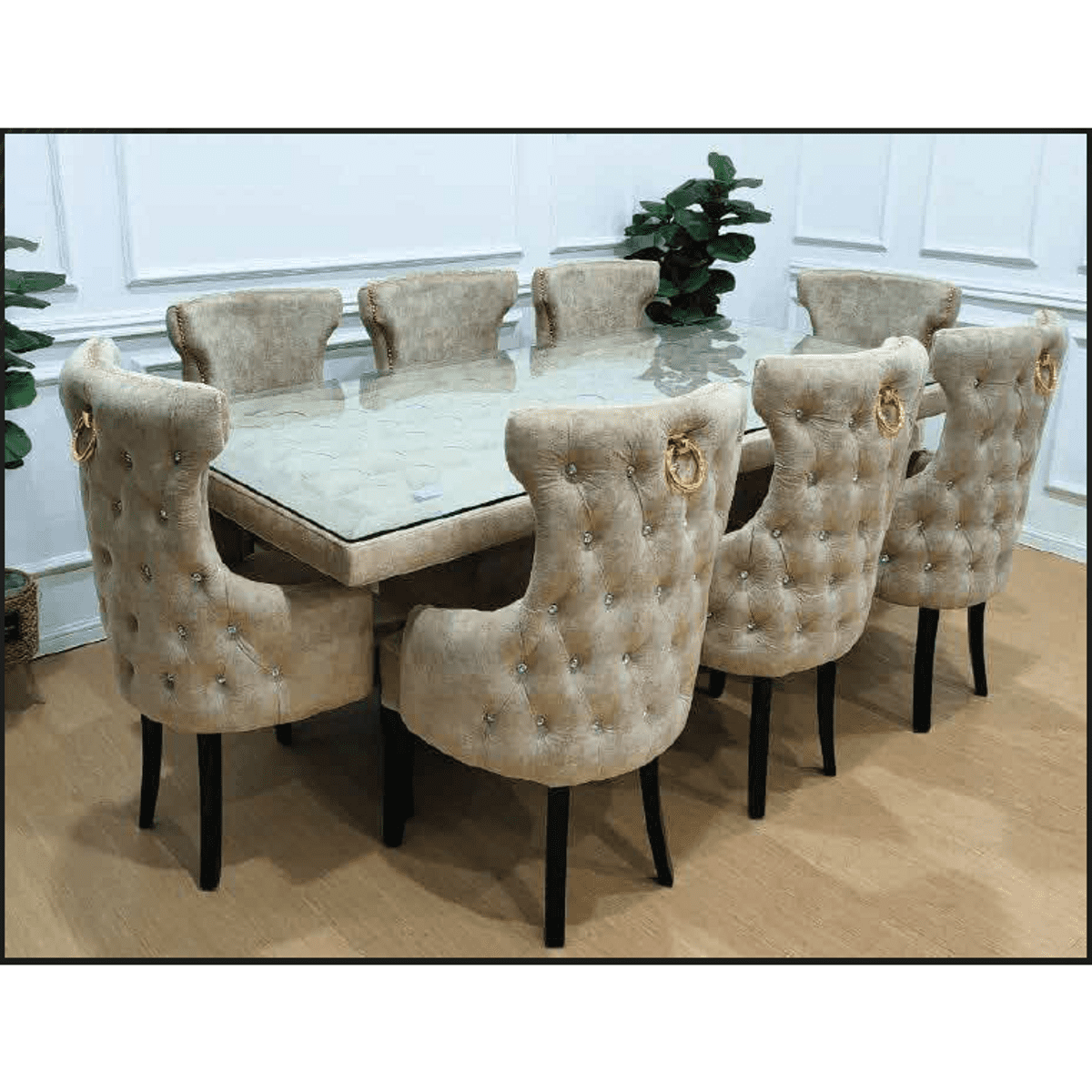 Chesterfield Dining Table Set 10 Seaters