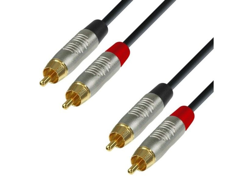 Kabel Audio Adam Hall K4TCC0150 2xRCA-2XRCA 1,5m