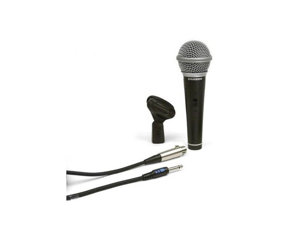 Dinamični vokalni mikrofon Samson R21S s stikalom