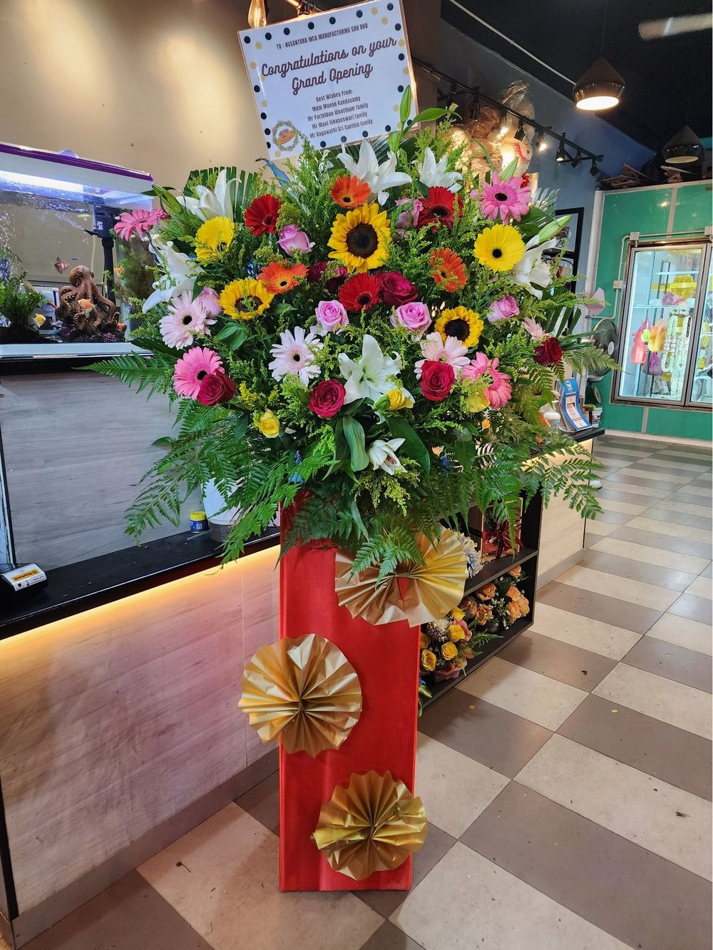Large Box Arrangement with Mix Flowers