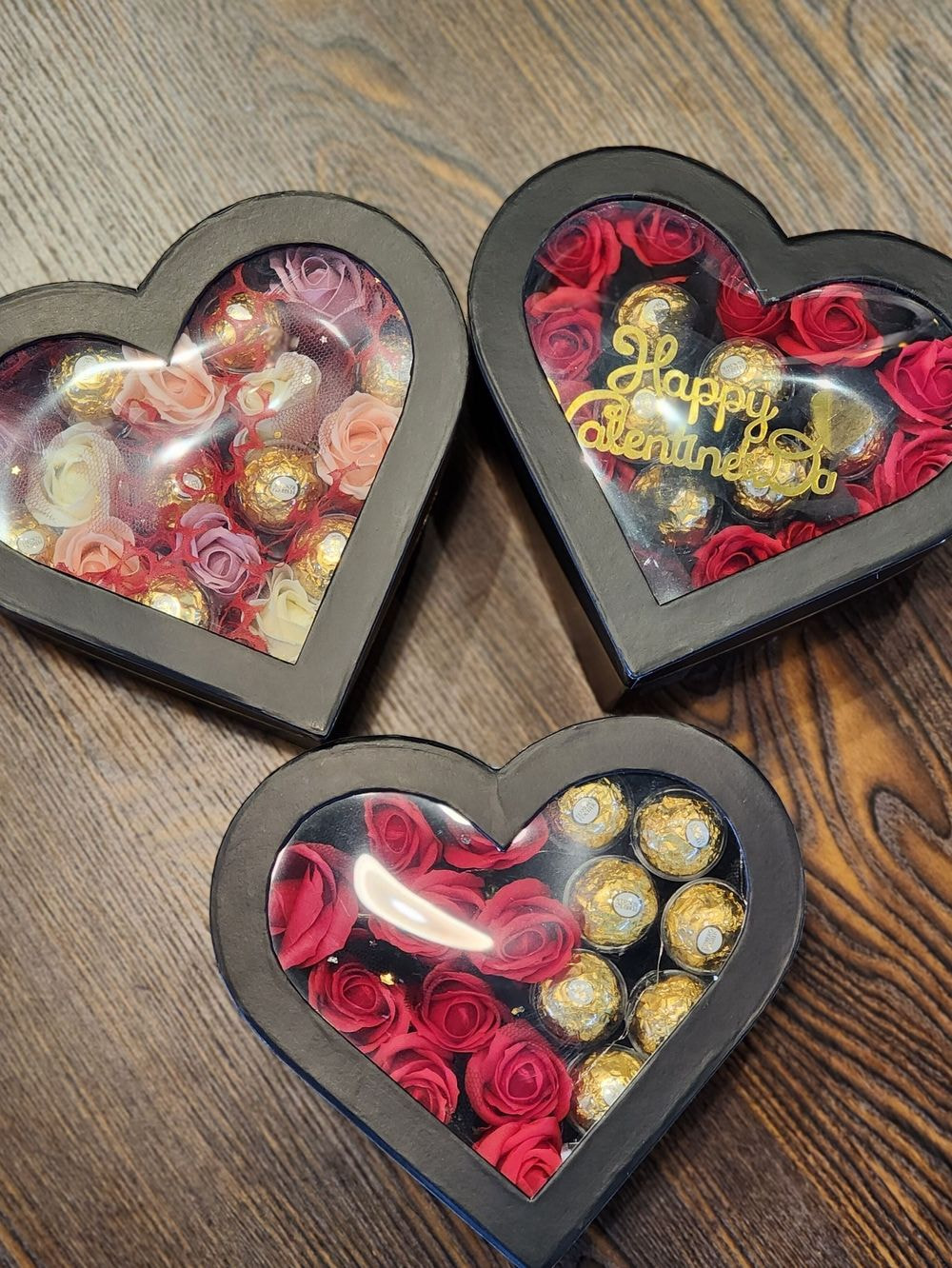 Heart Shape Box Arrangement