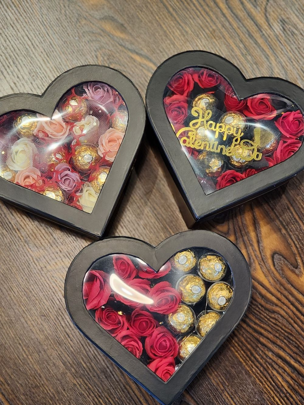 Heart Shape Box Arrangement