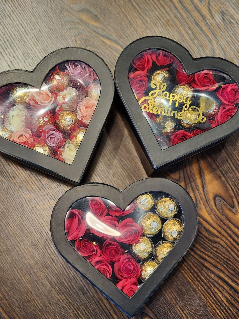 Heart Shape Box Arrangement
