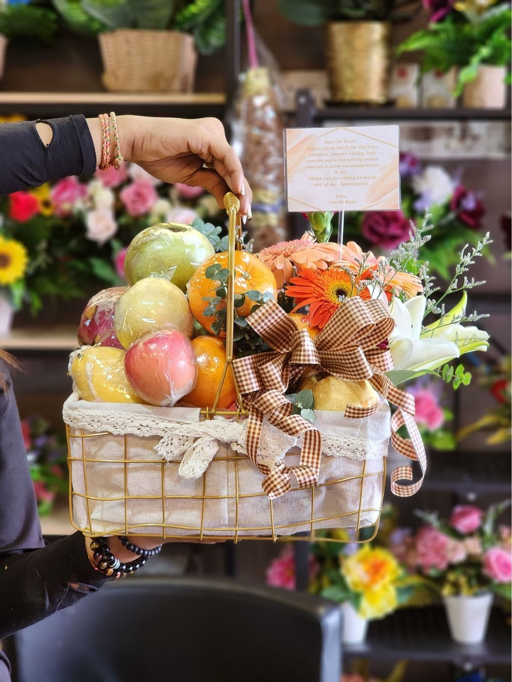 Iron basket arrangement