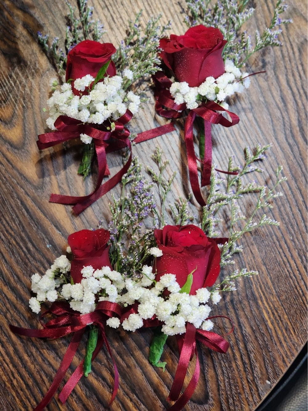 Exquisite Rose Corsages