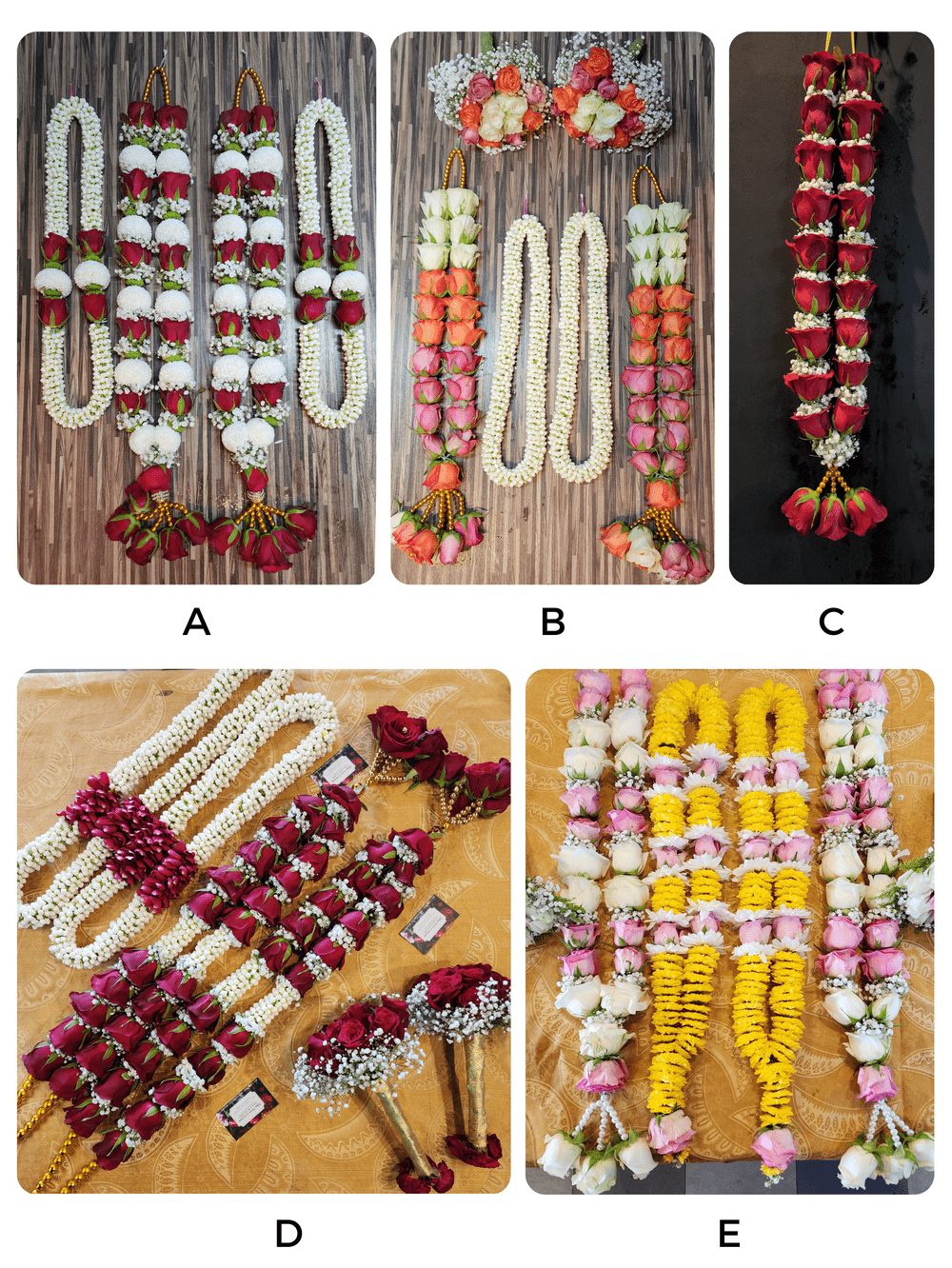 Whole Rose Garland - A