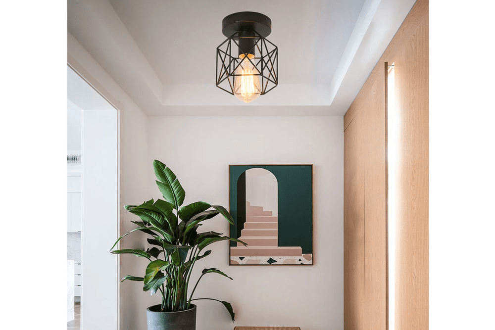 BANEDETTA GOLD RING WITH CRYSTAL PENDANT LAMP