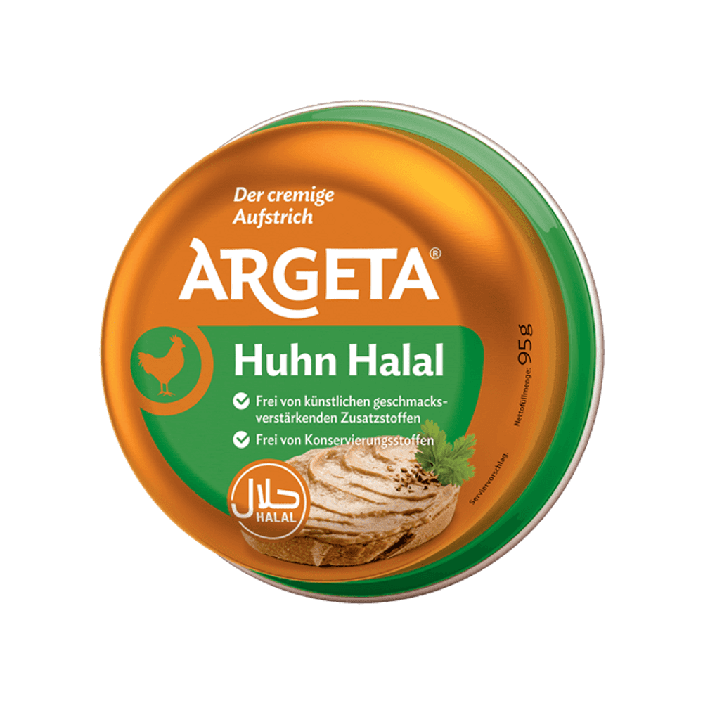 Argeta - Brotaufstrich mit Huhn Halal - 95g