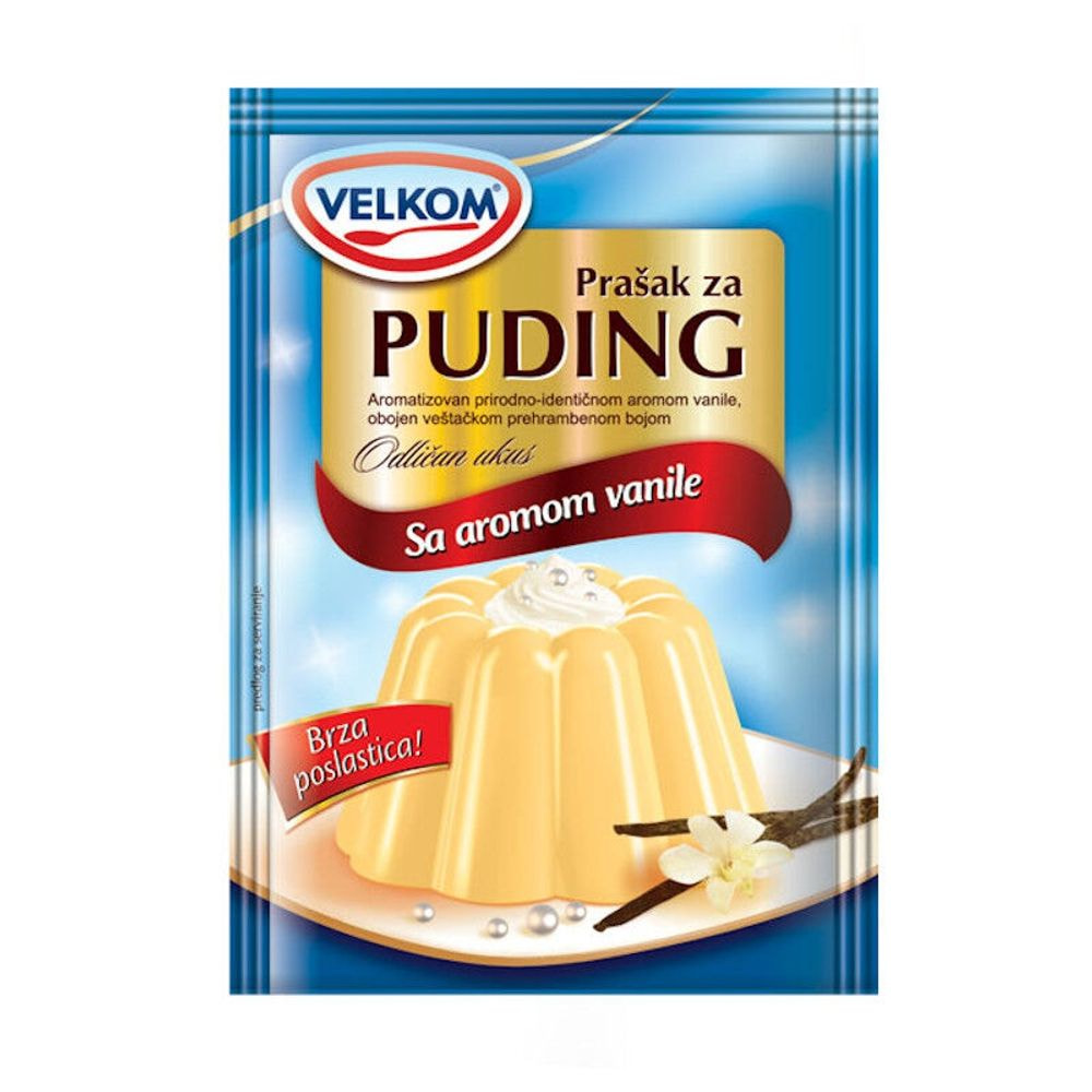 Velkom – Puddingpulver Vanille – 500g