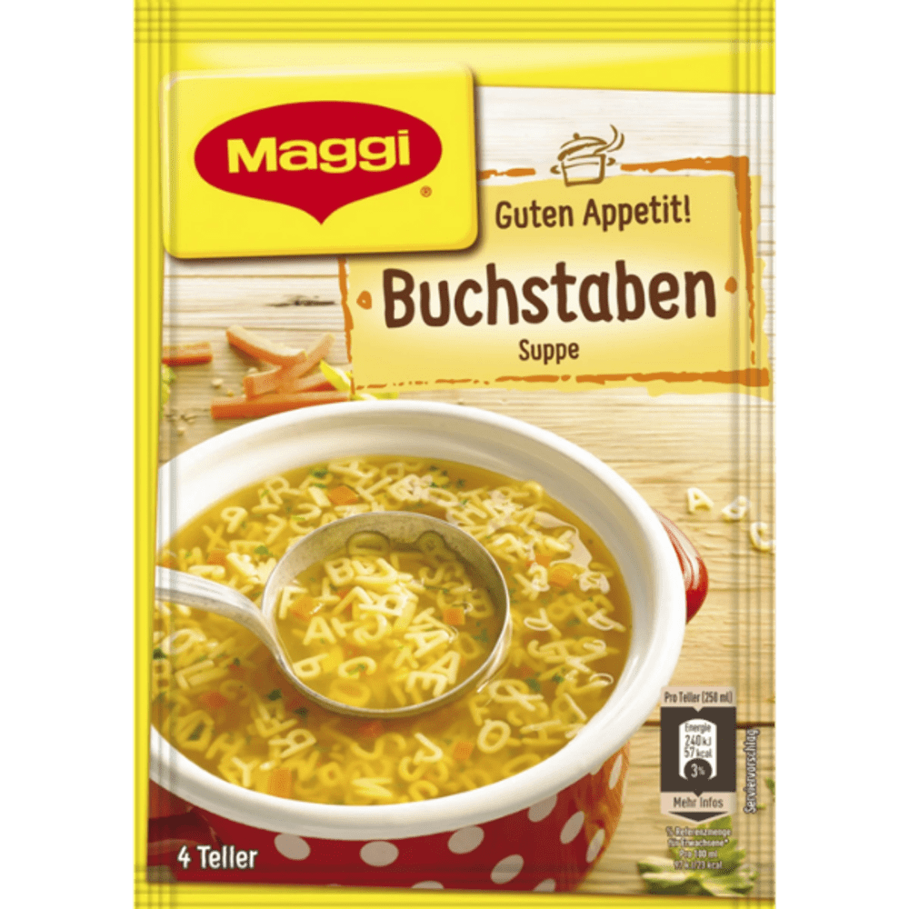 Maggi – Buchstaben Suppe – 70g