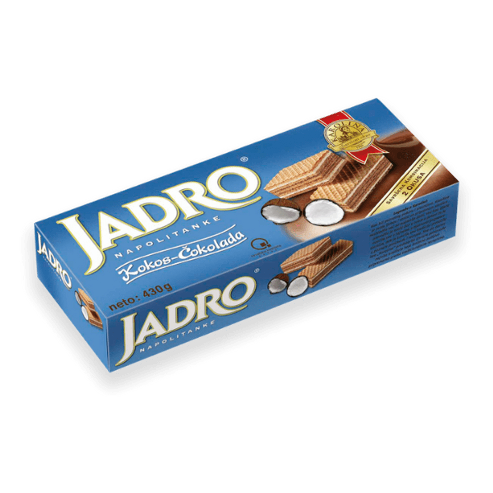 Jadro – Napolitanke Kokos-Cokolada – 430g