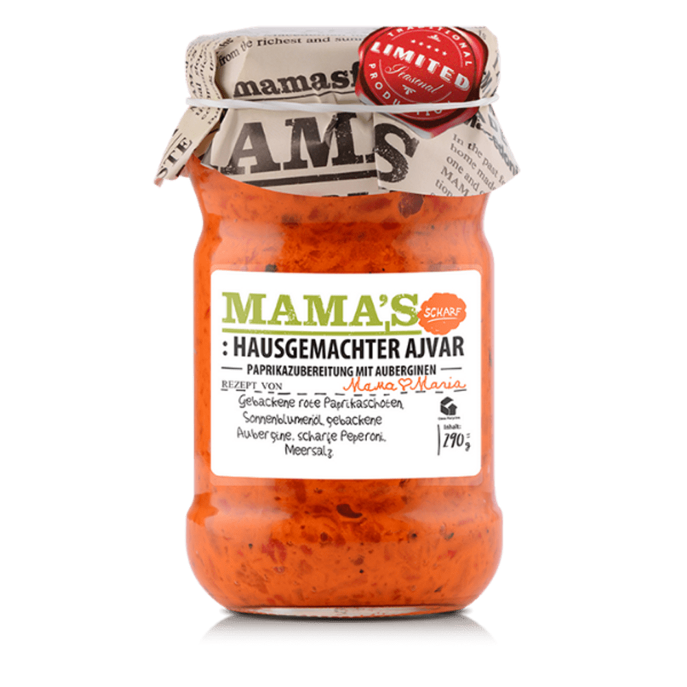 Mama's Ajvar – Hausgemacht scharf – 290g