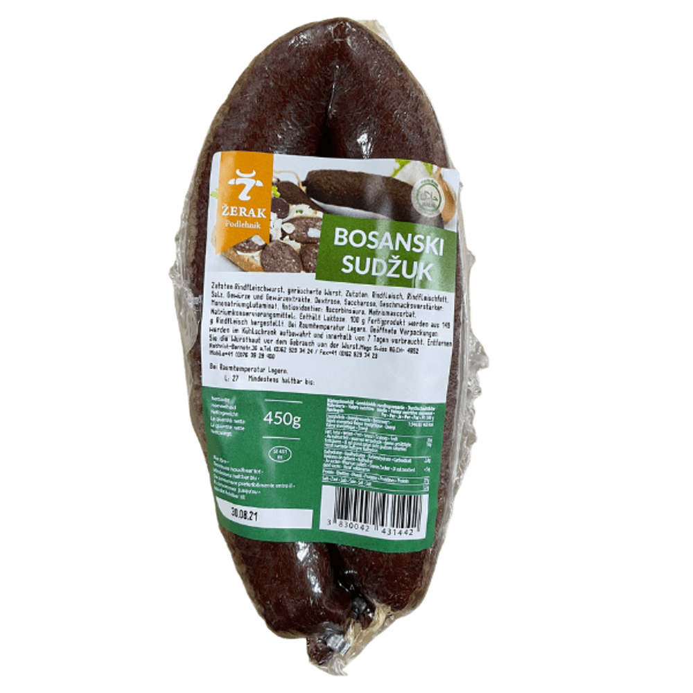 Zerak – Bosanski Sudzuk – Sucuk mild (Halal) – 450g