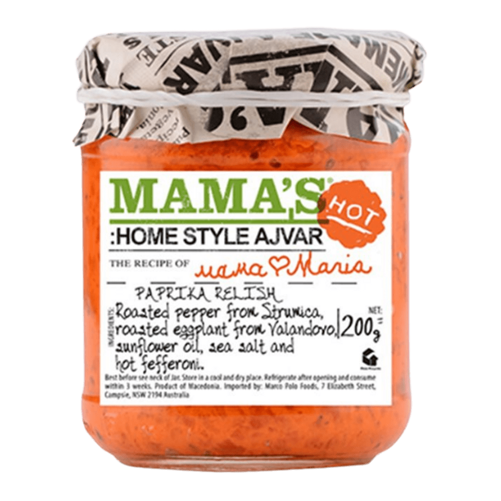 Mama's Ajvar – Hausgemacht scharf – 200g