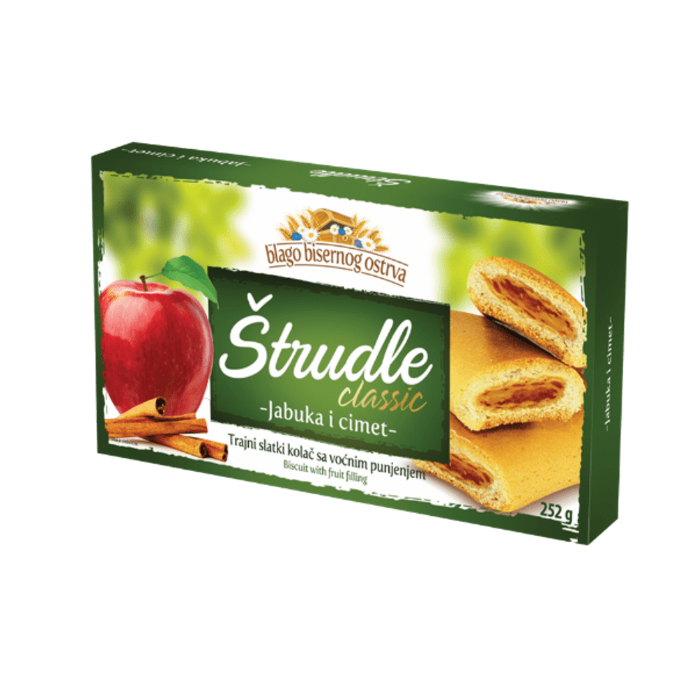 Strudlice classic – Strudel mit Apfel/Zimt Füllung – 252g