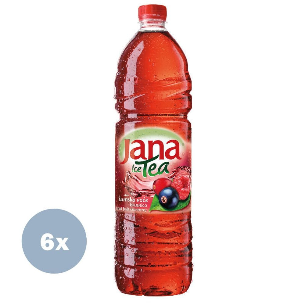 Jana - Ice Tea Waldfrucht - 6x1,5l.