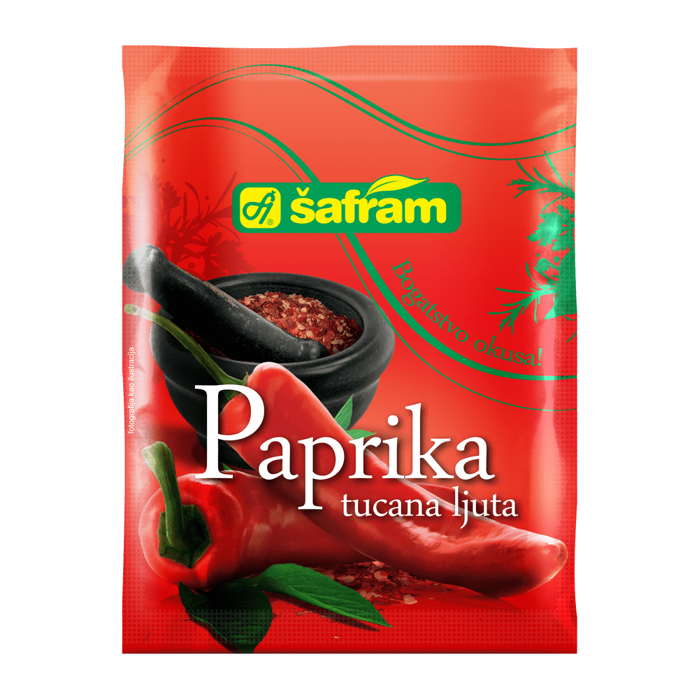 Paprika gebrochen  - 500g Safram