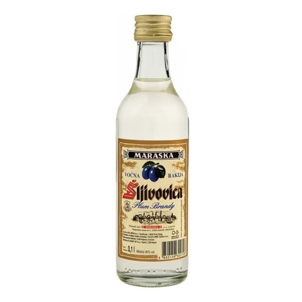 Sliwowitz Maraska  Vol 40 %  - 0.1L / 7