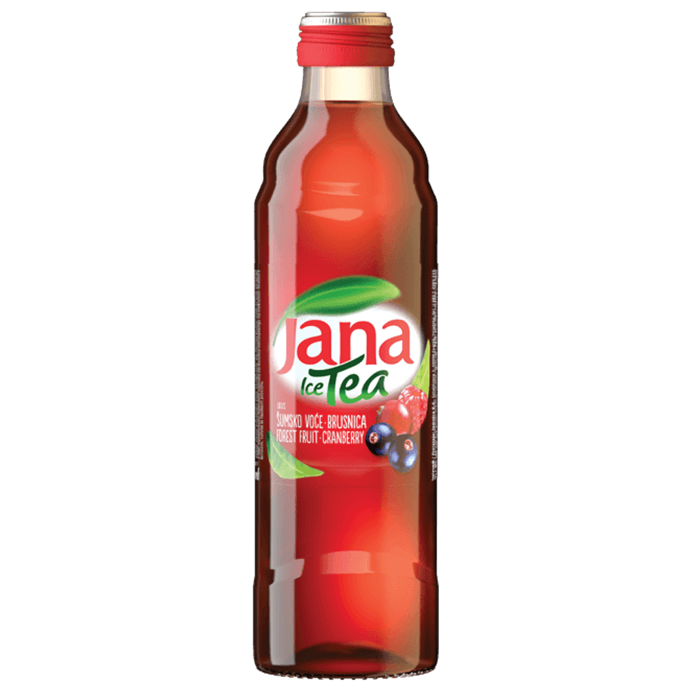Jana Eistee  - 0.33l mit Waldbeerengeschmack