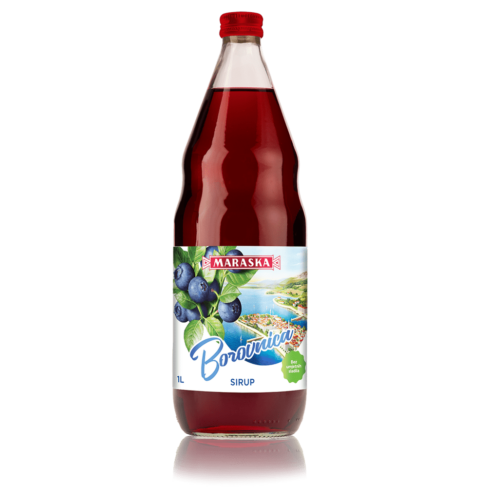 Sirup Borovnica-Blaubeere - 1 Liter Maraska