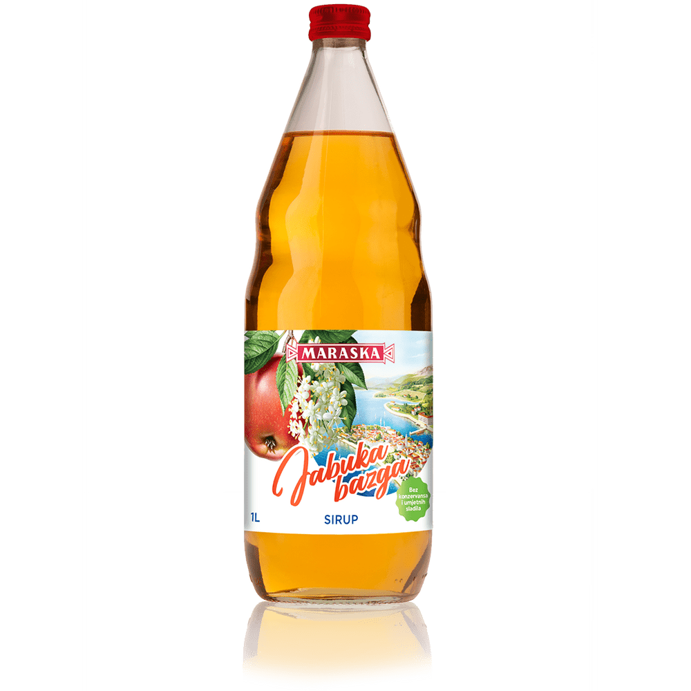 Sirup Holunder-Bazga - 1 Liter Maraska