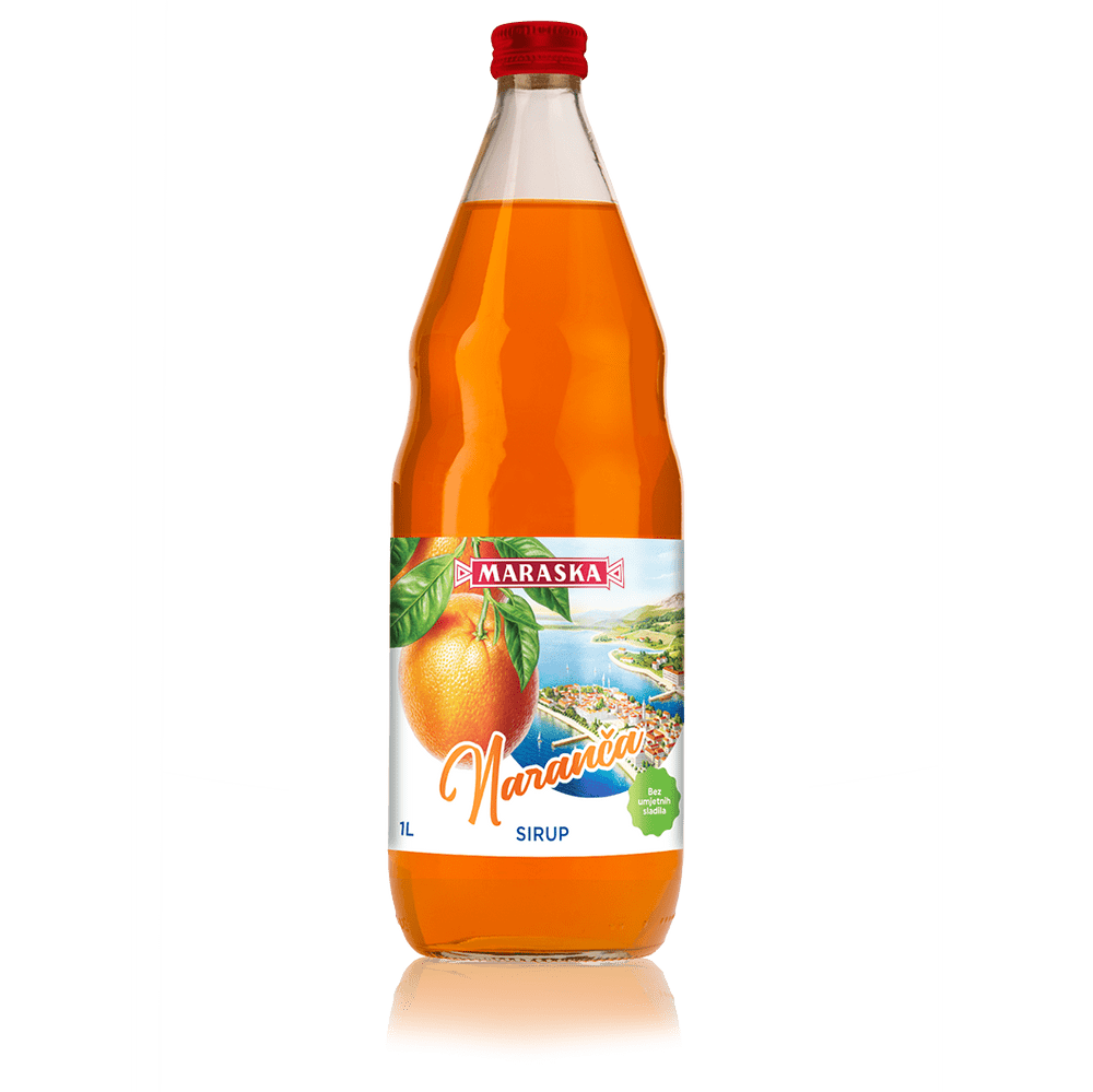 Sirup Orange - 1 Liter Maraska