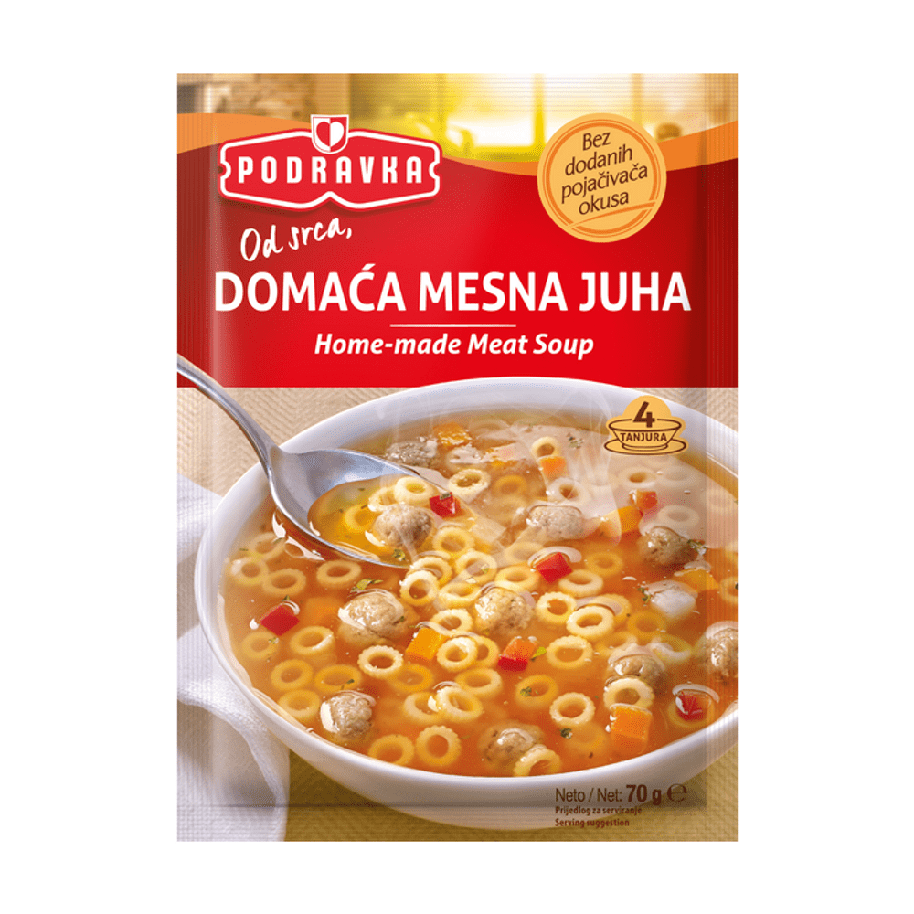 Hausgemachte Fleischsuppe
