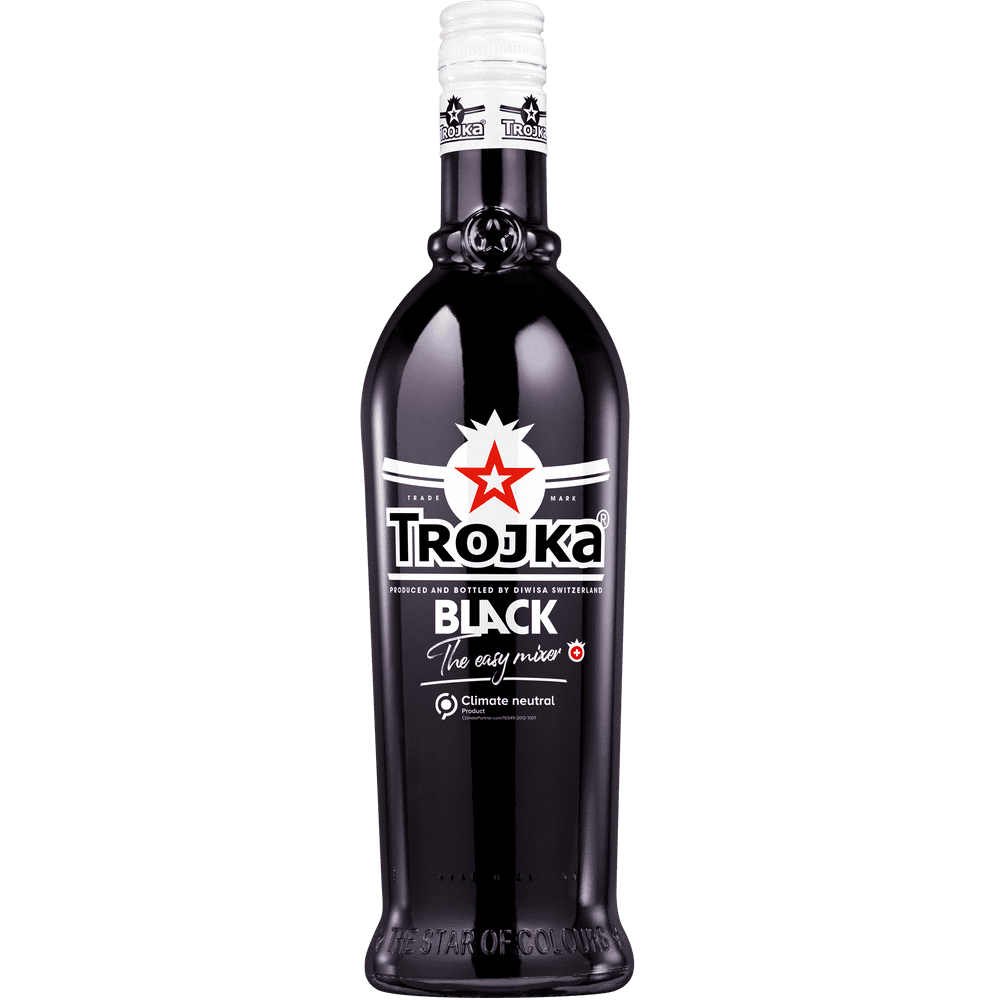 Trojka Vodka Black 18% - 0.7l  / 14