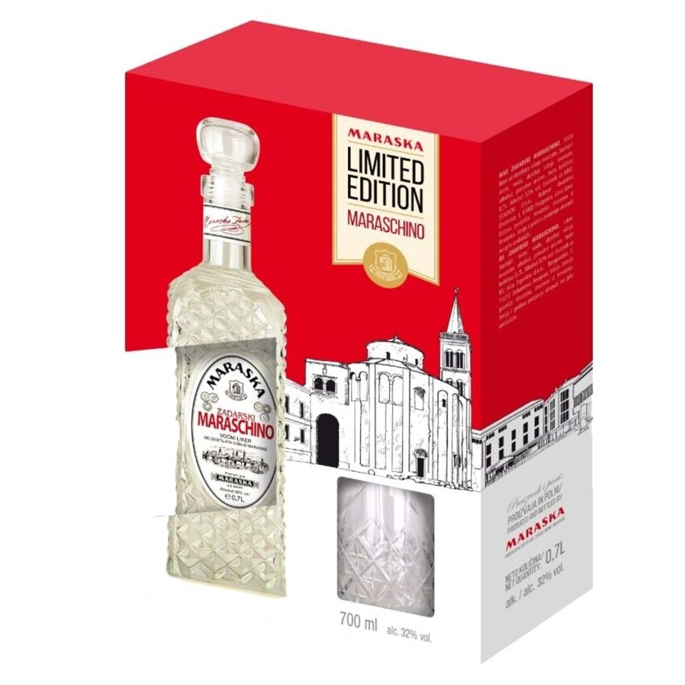 Maraschino Original - 0.7l /14 im Geschenkkarton inkl.1 Glas