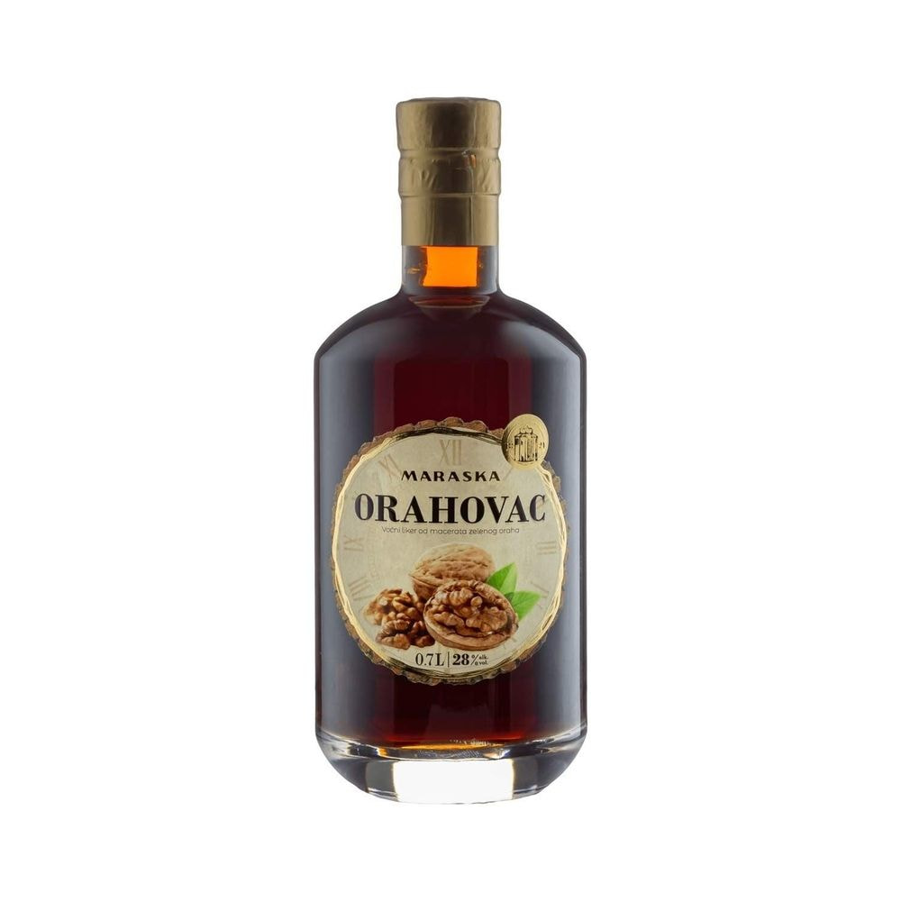 Orahovac Premium Baumnusslikör Maraska 28 % - 0.7l / 14