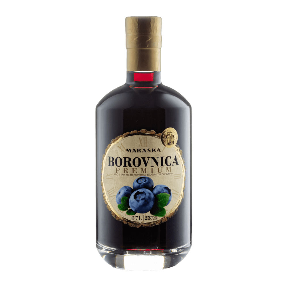 Borovnica Blaubeerenlikör Premium 24 % - 0.7l / 14