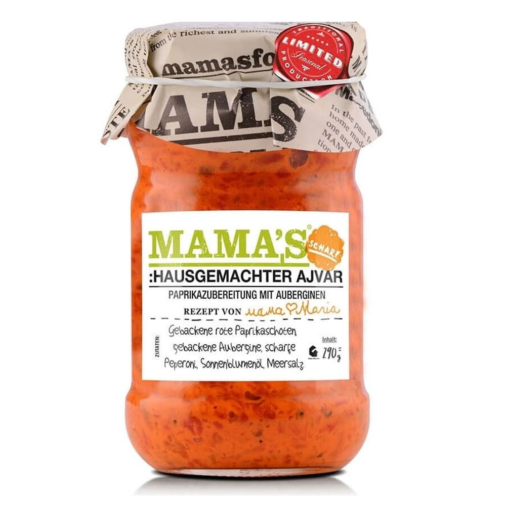 Ajvar Mamas Hausgemacht - 290g Scharf