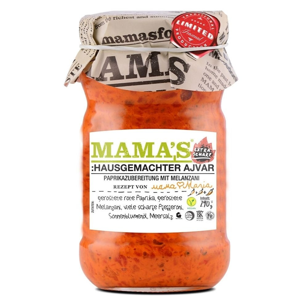Ajvar Mamas Hausgemacht - 290g Extra Scharf