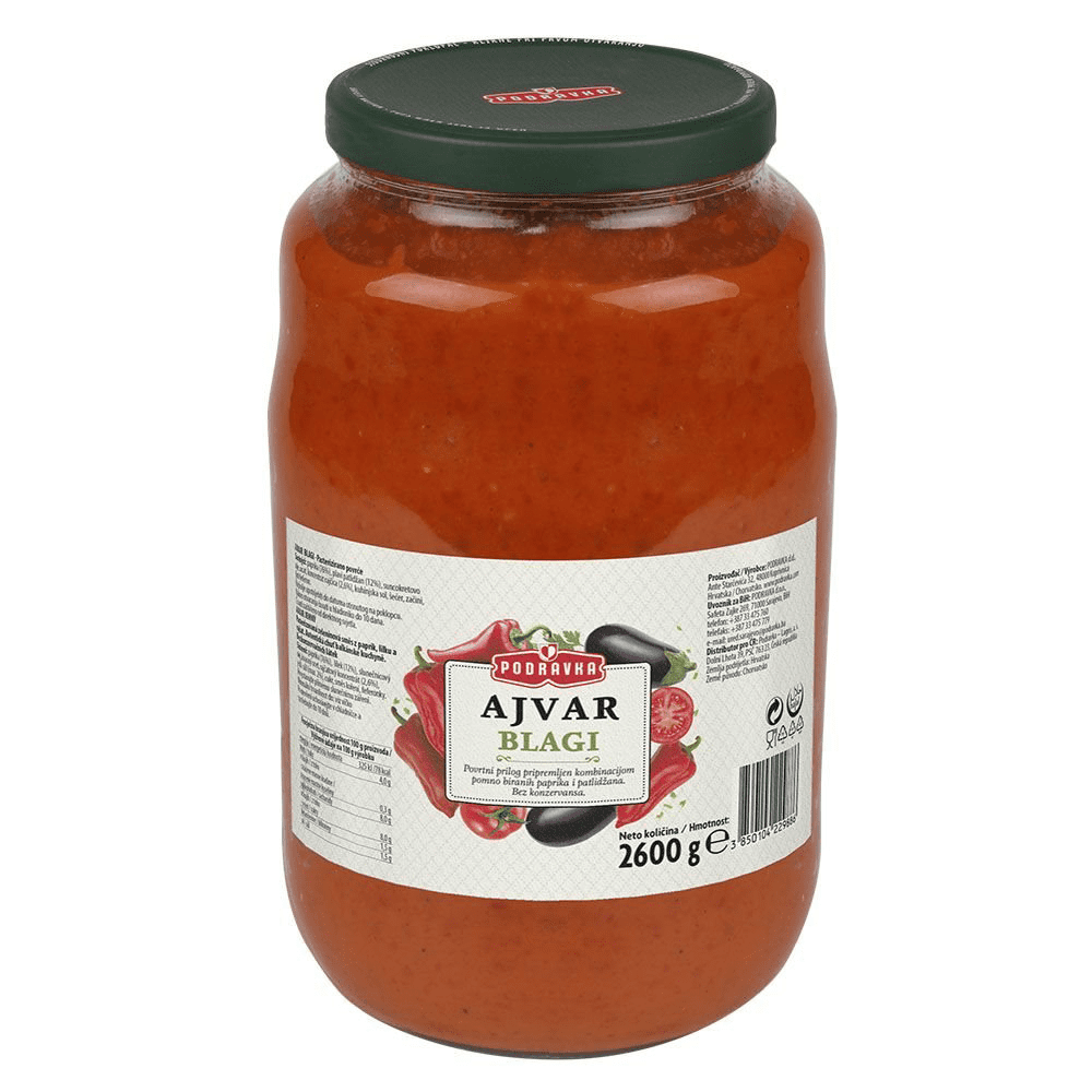 Ajvar Podravka mild 2600g