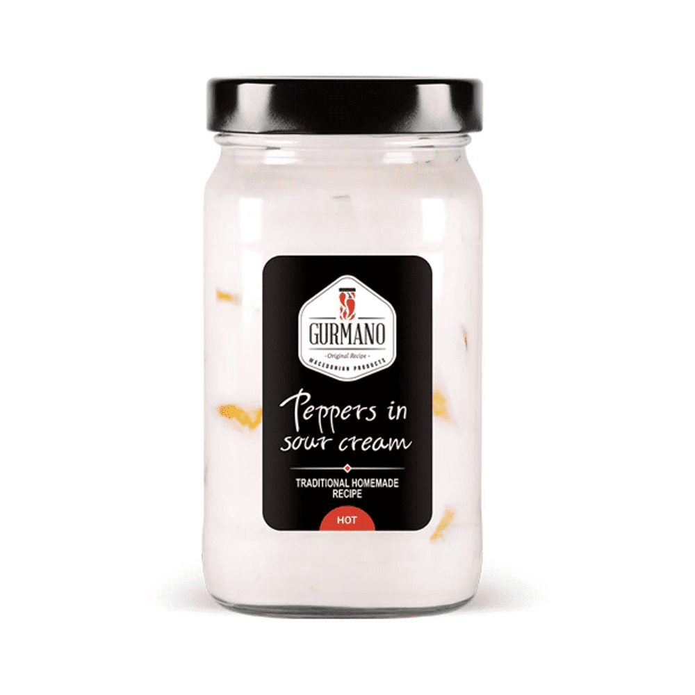 Gurmano Paprika mit Sauerrahm scharf - 490g
