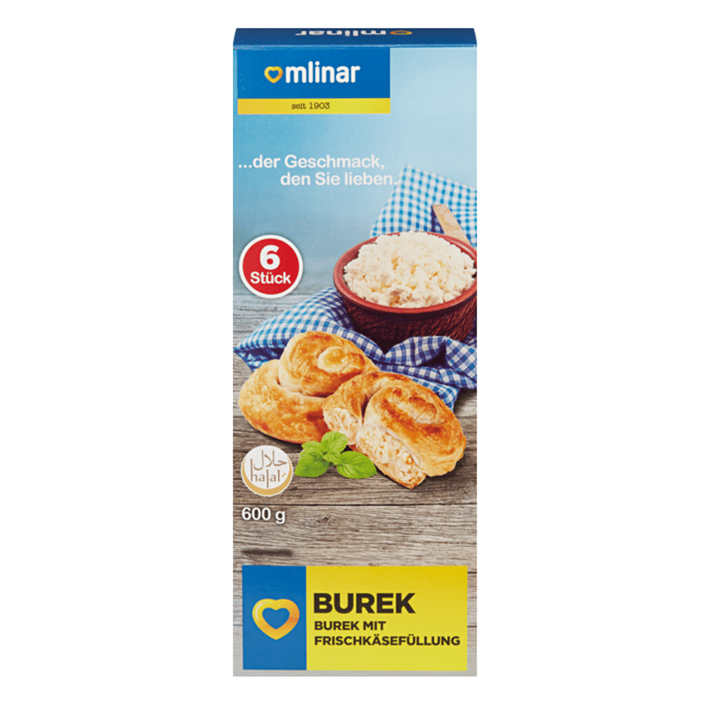 Mlinar Burek mit Käse - 600g