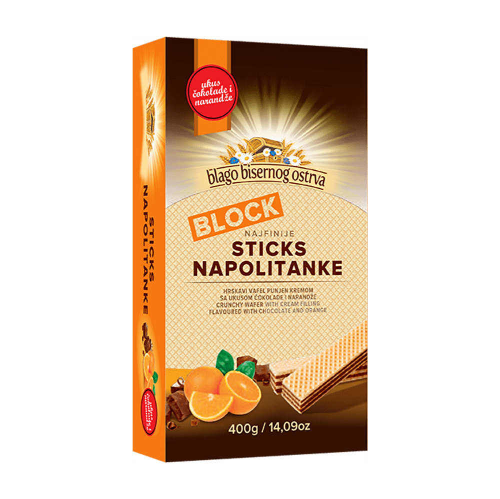 Waffeln - Orange 400g 