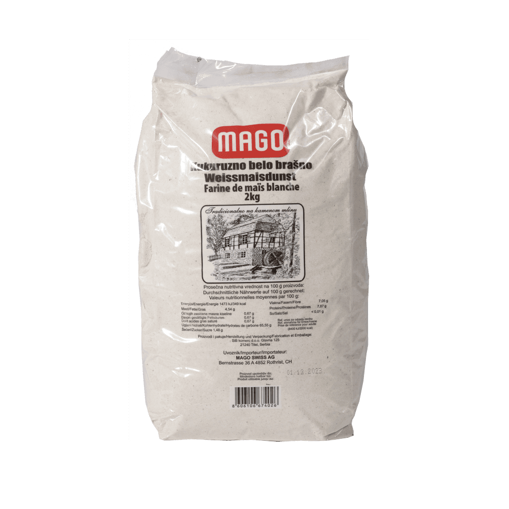 Maismehl weiss-kuk.bijelo brasno - 2kg