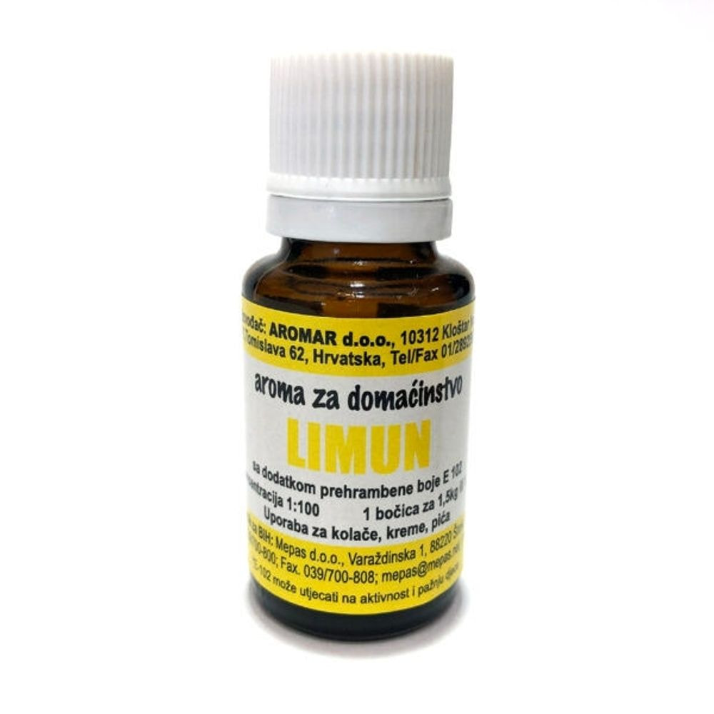 Aromar – Lebensmittel Aroma – Zitrone – 15ml