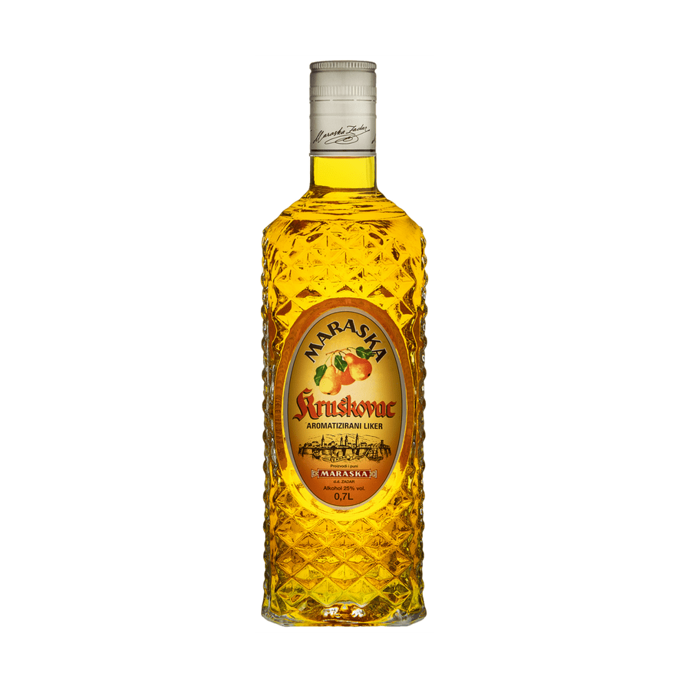 Maraska Kruskovac 25 % - 0.7l / 14 Geschenkflasche/Zadar