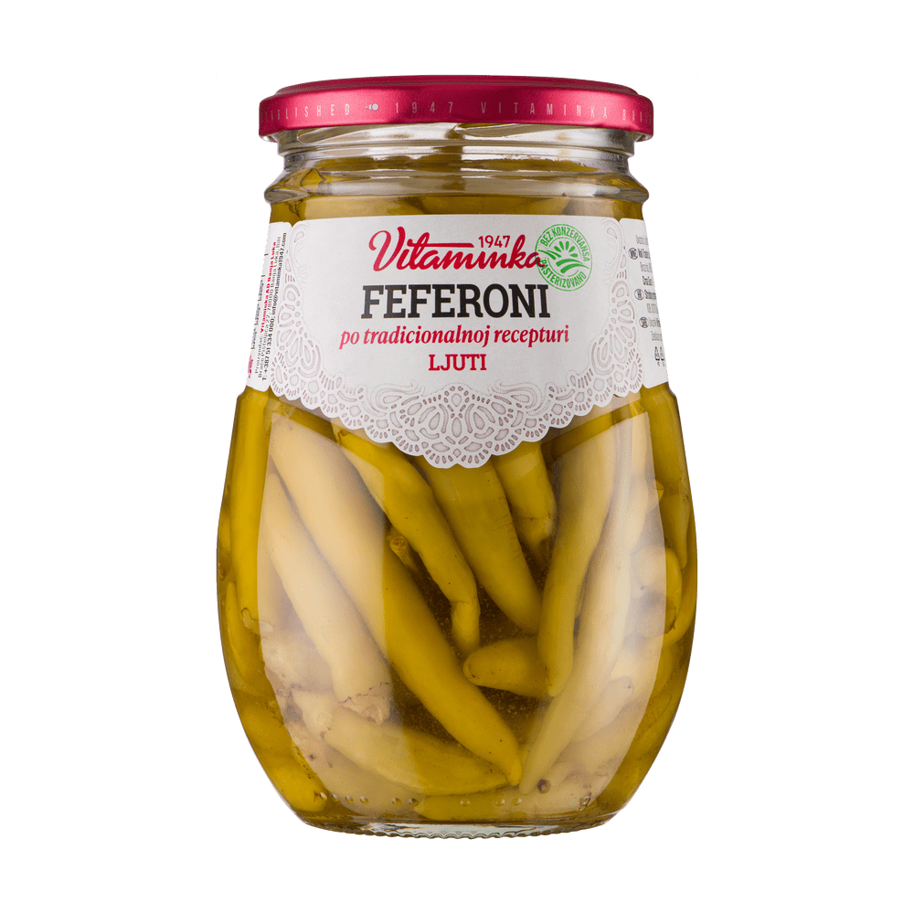 Pfefferoni scharf Vitaminka - 620g