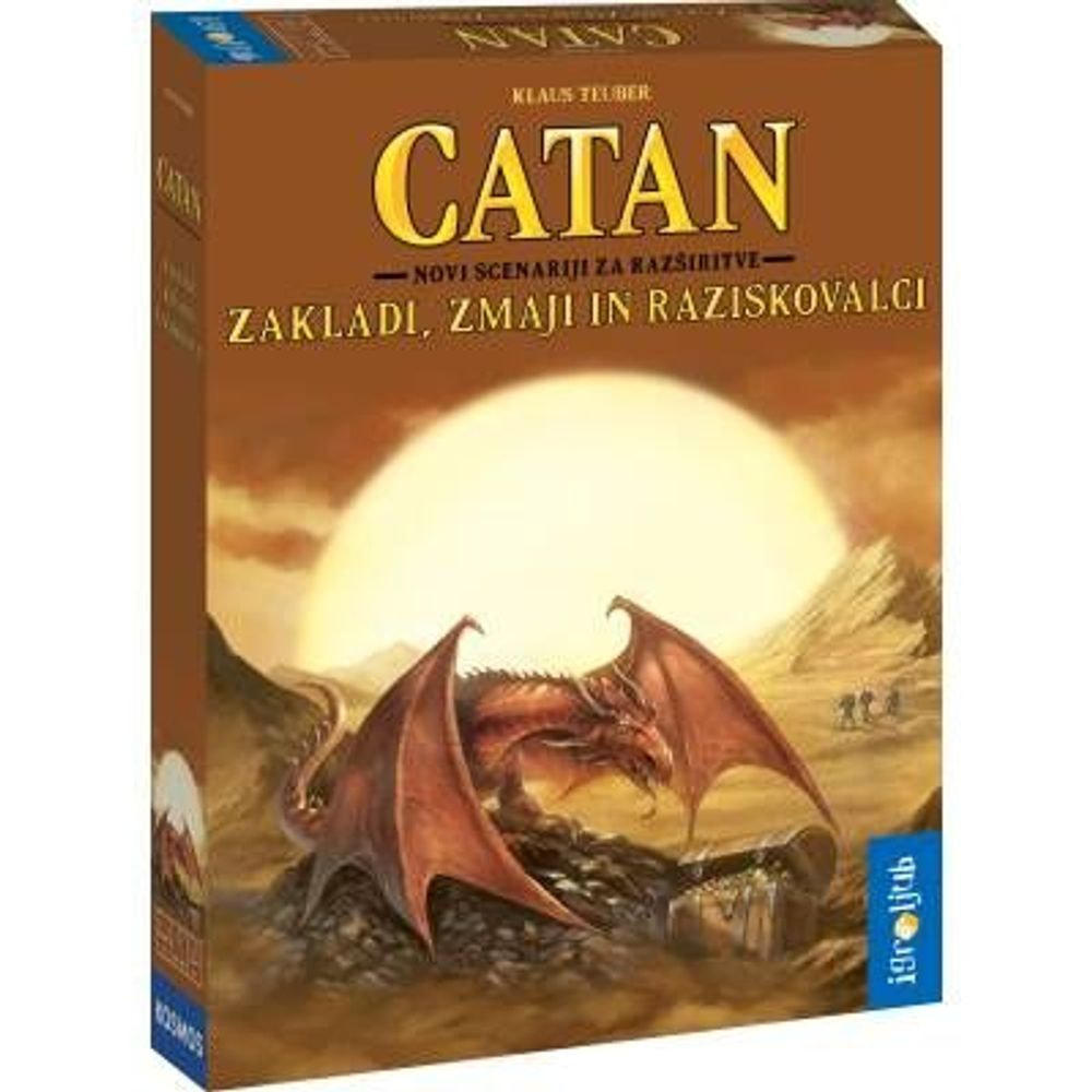 Naseljenci otoka Catan -  Zakladi, zmaji in raziskovalci (Slovenska izdaja)