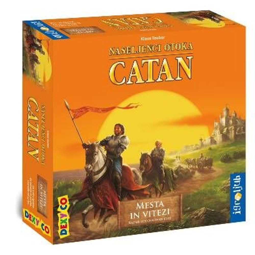 Naseljenci otoka Catan - Mesta in vitezi (Slovenska izdaja)