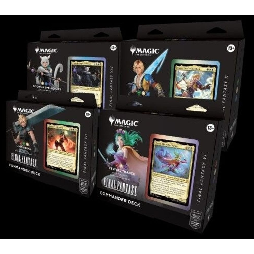 Magic: The Gathering FINAL FANTASY Commander Deck Display