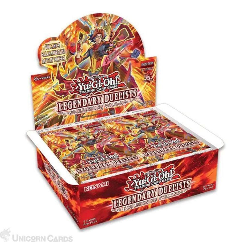 Yu-Gi-Oh! TCG: Legendary Duelists: Soulburning Volcano Booster Pack BOX