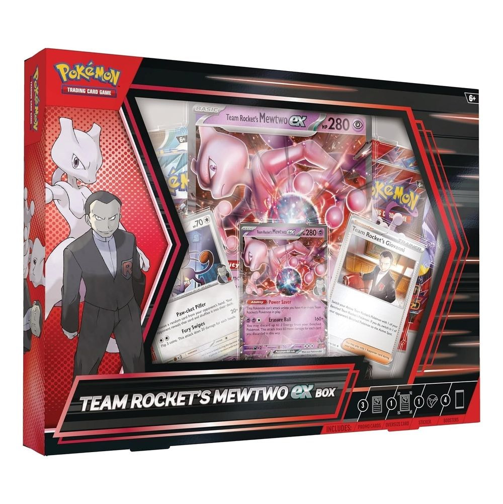 Pokemon TCG: Team Rocket’s Mewtwo ex Box
