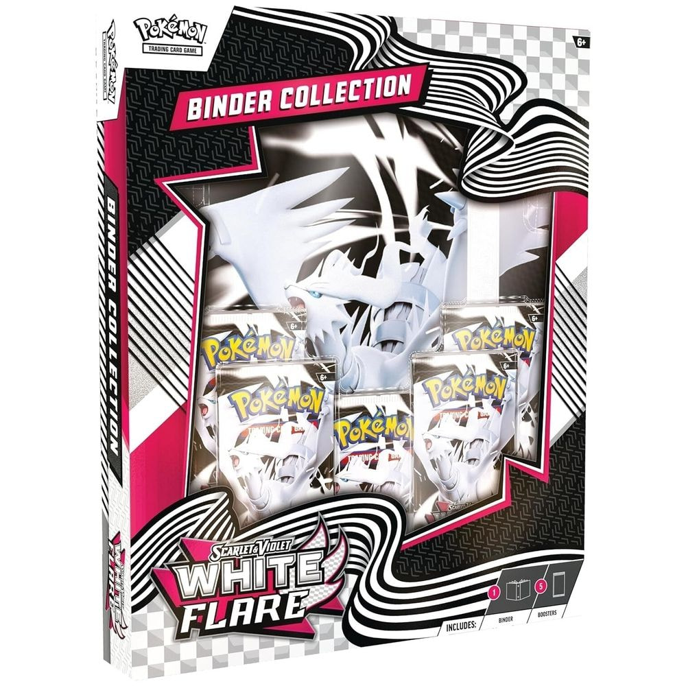 Pokemon TCG Scarlet & Violet 10.5 White Flare Binder Box