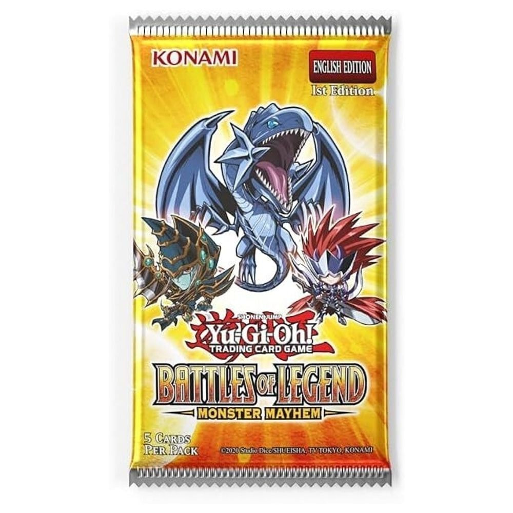Yu-Gi-Oh! Battles of Legend Monster Mayhem Booster Display