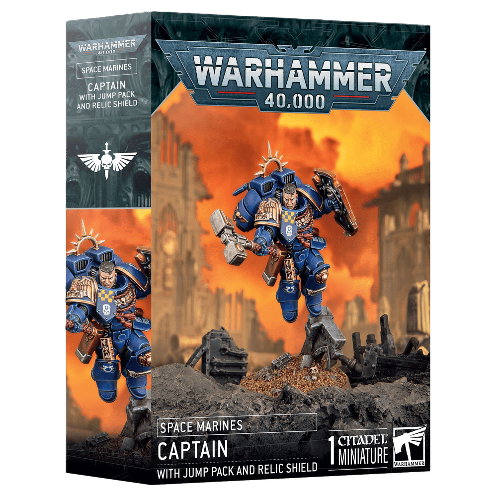 S/M: CAPTAIN W/JUMP PACK & RELIC SHIELD