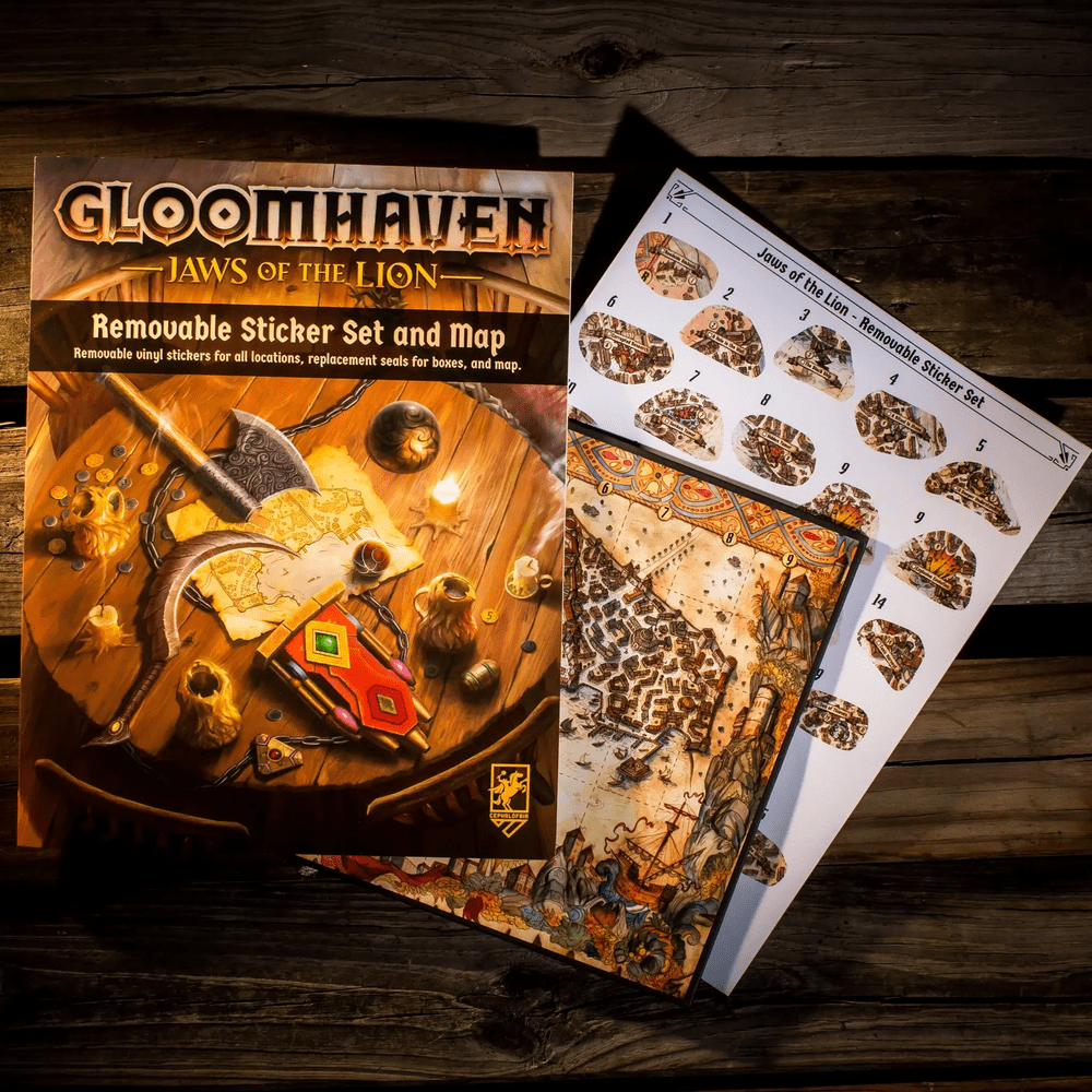 Gloomhaven: Jaws of the Lion - Removable Stickers